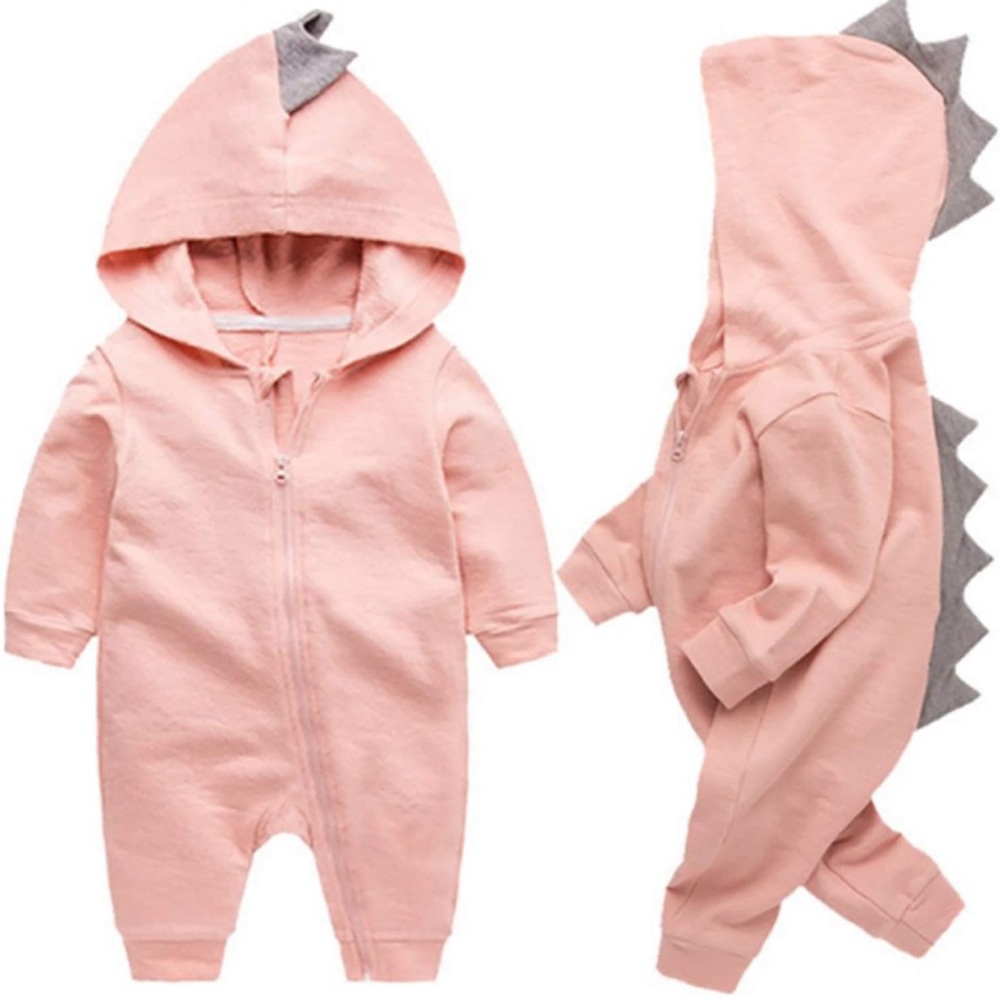 Baby Dinosaur Hoodie Romper Jumpsuit